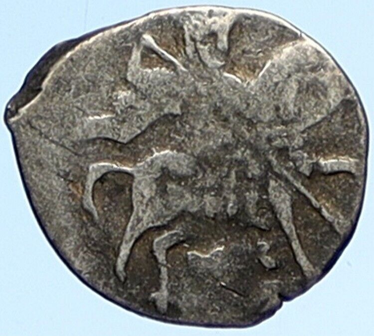 1613-45 RUSSIA Tsar Michael I Federovich Russian Silver Wire Kopeck Coin i112469