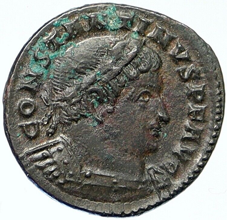 CONSTANTINE I the GREAT Authentic Ancient 310AD Roman Coin SOL SUN GLOBE i111981