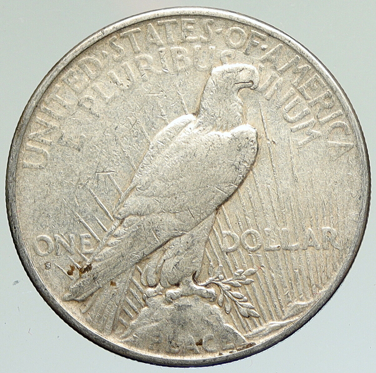 1926 S US Antique Silver PEACE DOLLAR United States Coin LIBERTY & EAGLE i111942