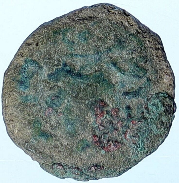 Authentic JEWISH WAR v ROMANS Yr 2 Historical JERUSALEM Coin Hendin 1360 i114304