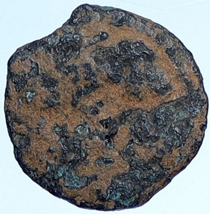 PONTIUS PILATE Tiberius Jerusalem JESUS CHRIST TRIAL Antique Roman Coin i114313