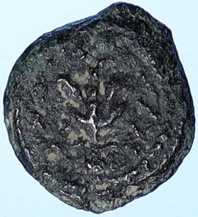 ALEXANDER JANNAEUS Bible Jerusalem Ancient Jewish Widows Mite Coin 1148 i114320