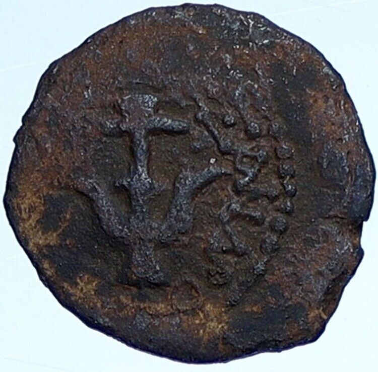 ALEXANDER JANNAEUS Biblical Jerusalem Jewish Widow's Mite Coin HEND 1150 i114325