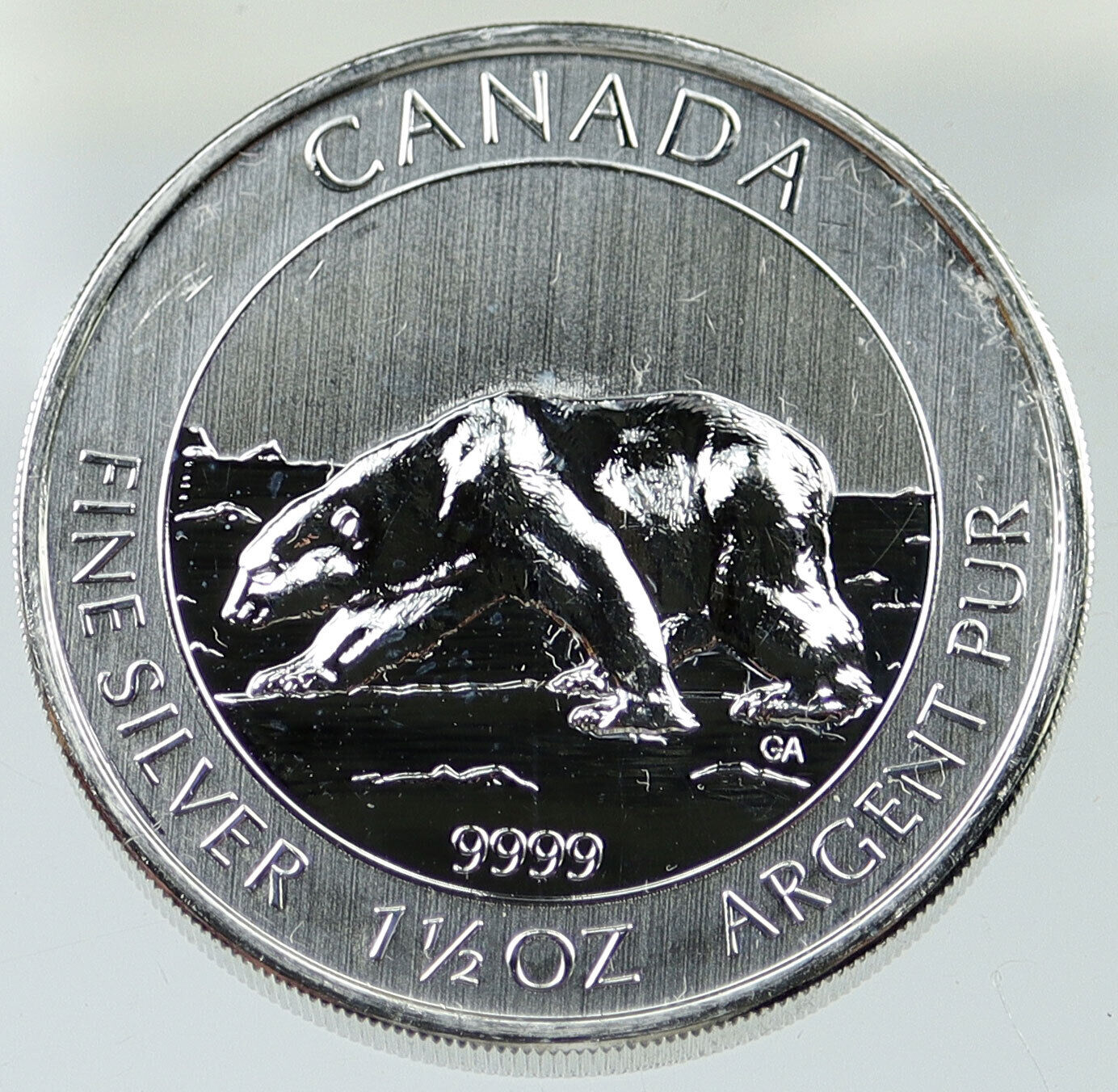 2013 CANADA UK Queen Elizabeth II POLAR BEAR Nordic Proof Silver $8 Coin i116272