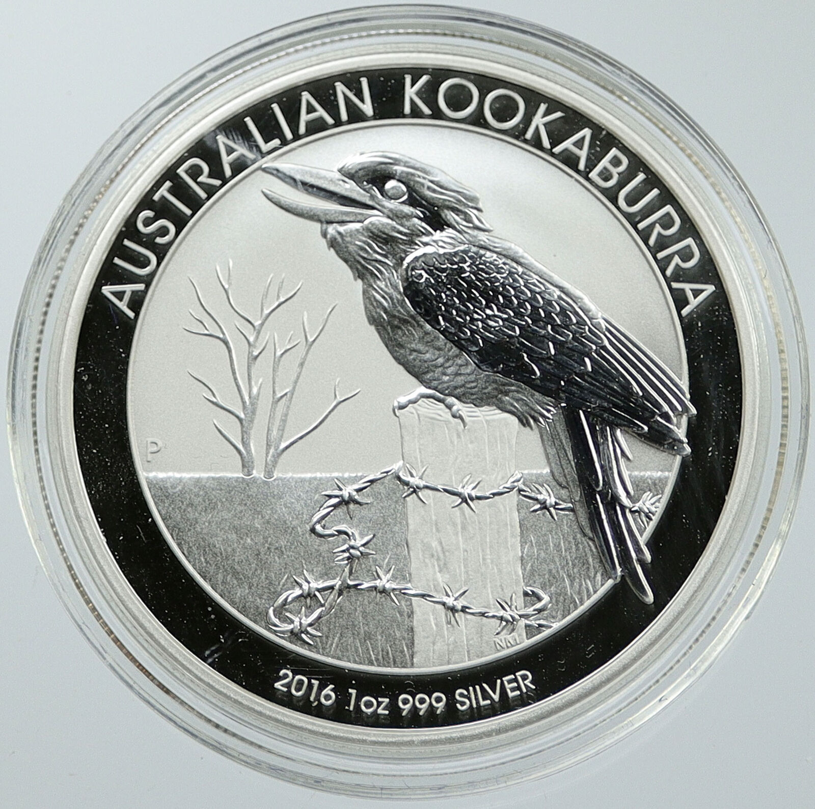 2016 AUSTRALIA Kookaburra Bird Australian 1oz Proof Silver Dollar Coin i116552