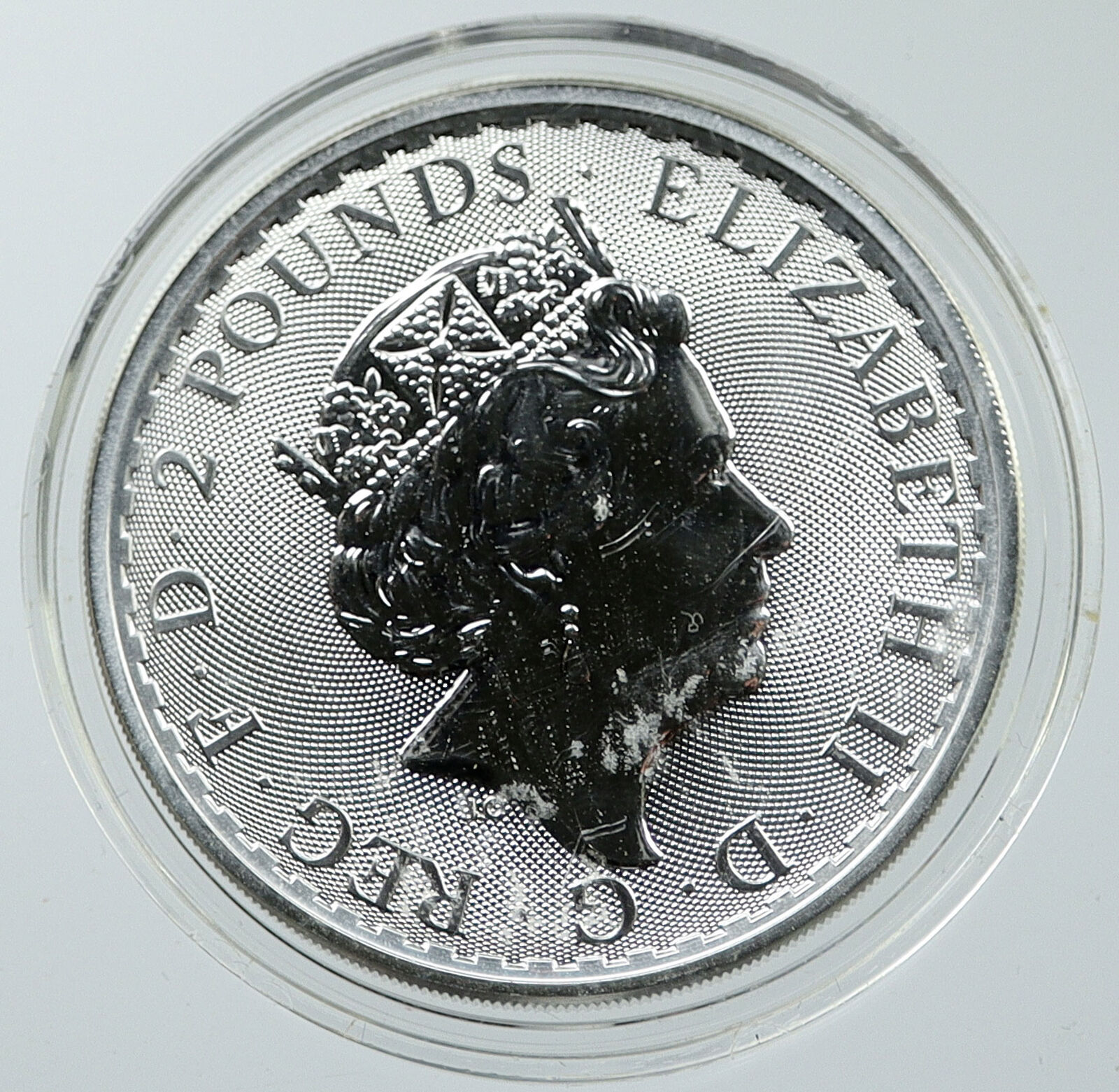 2020 UK Great Britain ELIZABETH II BRITTANNIA Silver 1 OZ 2 Pounds Coin i116564