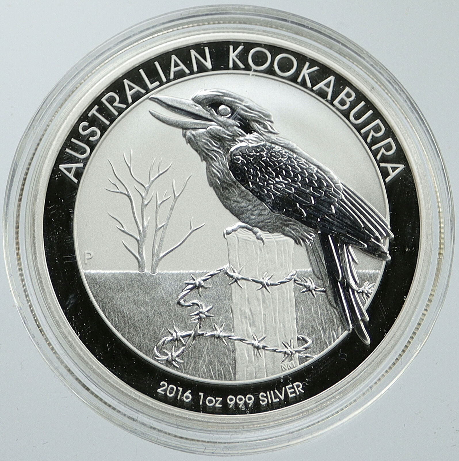 2016 AUSTRALIA Kookaburra Bird Australian 1oz Proof Silver Dollar Coin i116566