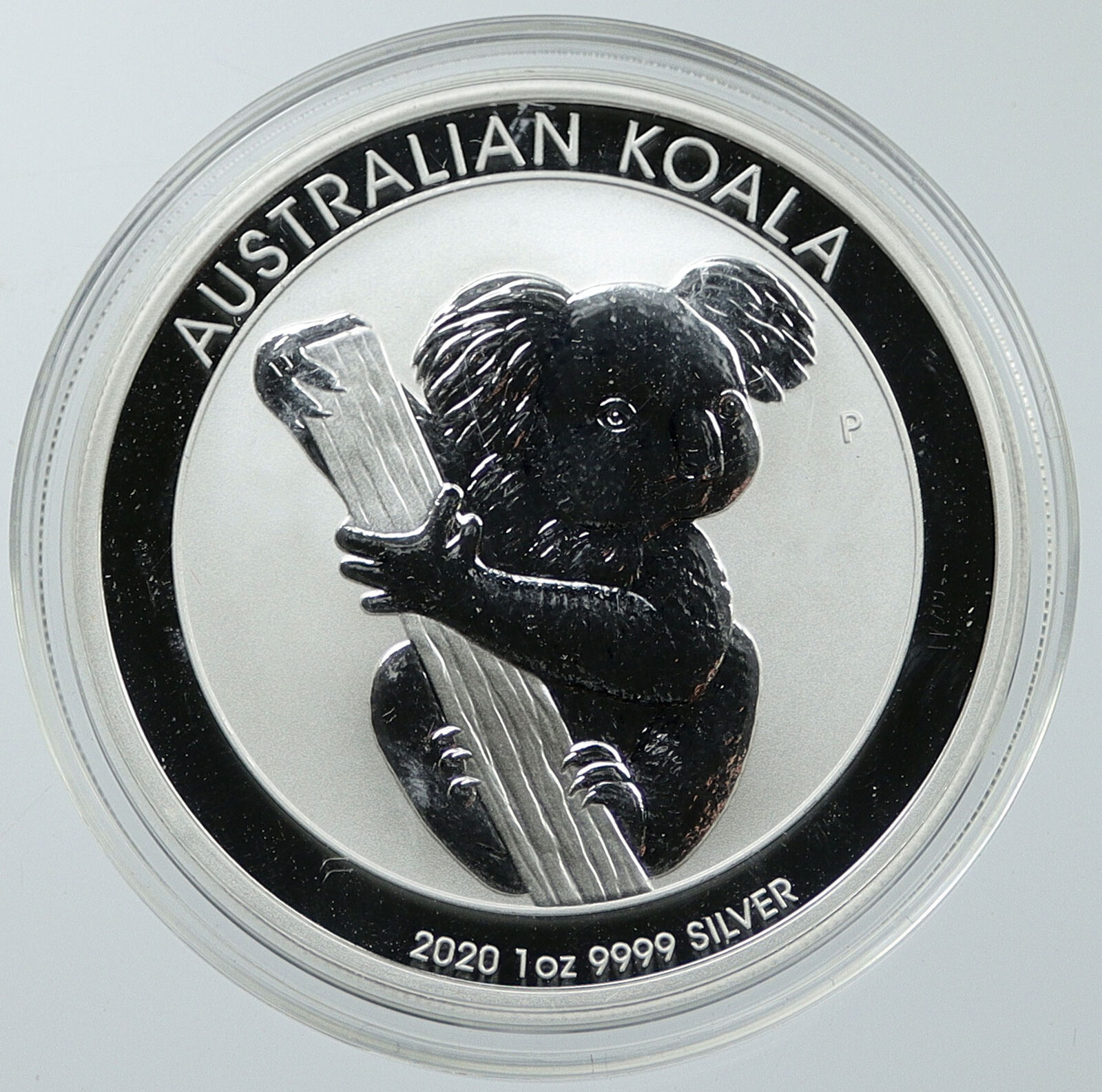 2020 AUSTRALIA Queen Elizabeth II KOALAS Antique Silver OZ Dollar Coin i116535