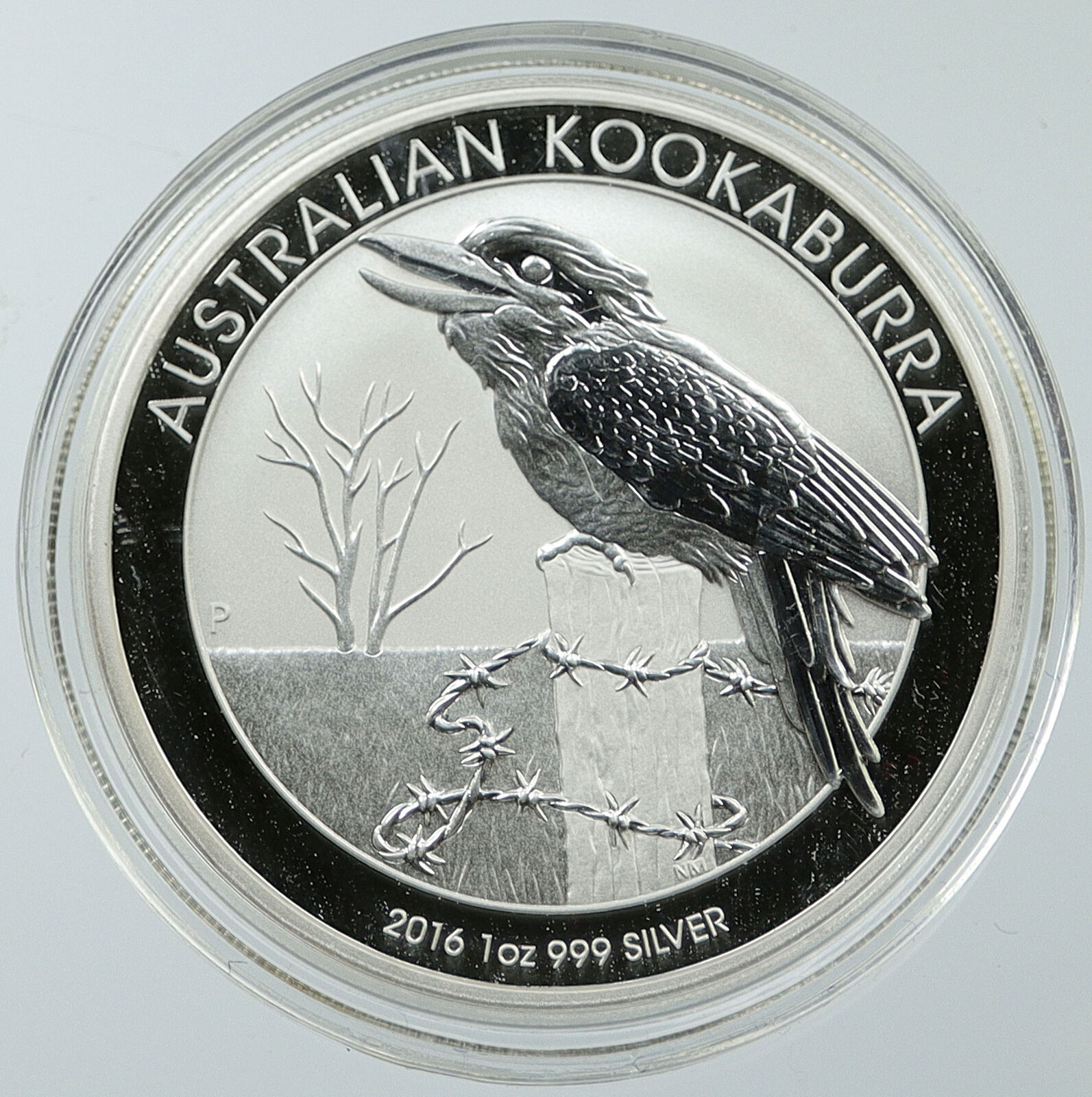 2016 AUSTRALIA Kookaburra Bird Australian 1oz Proof Silver Dollar Coin i116497
