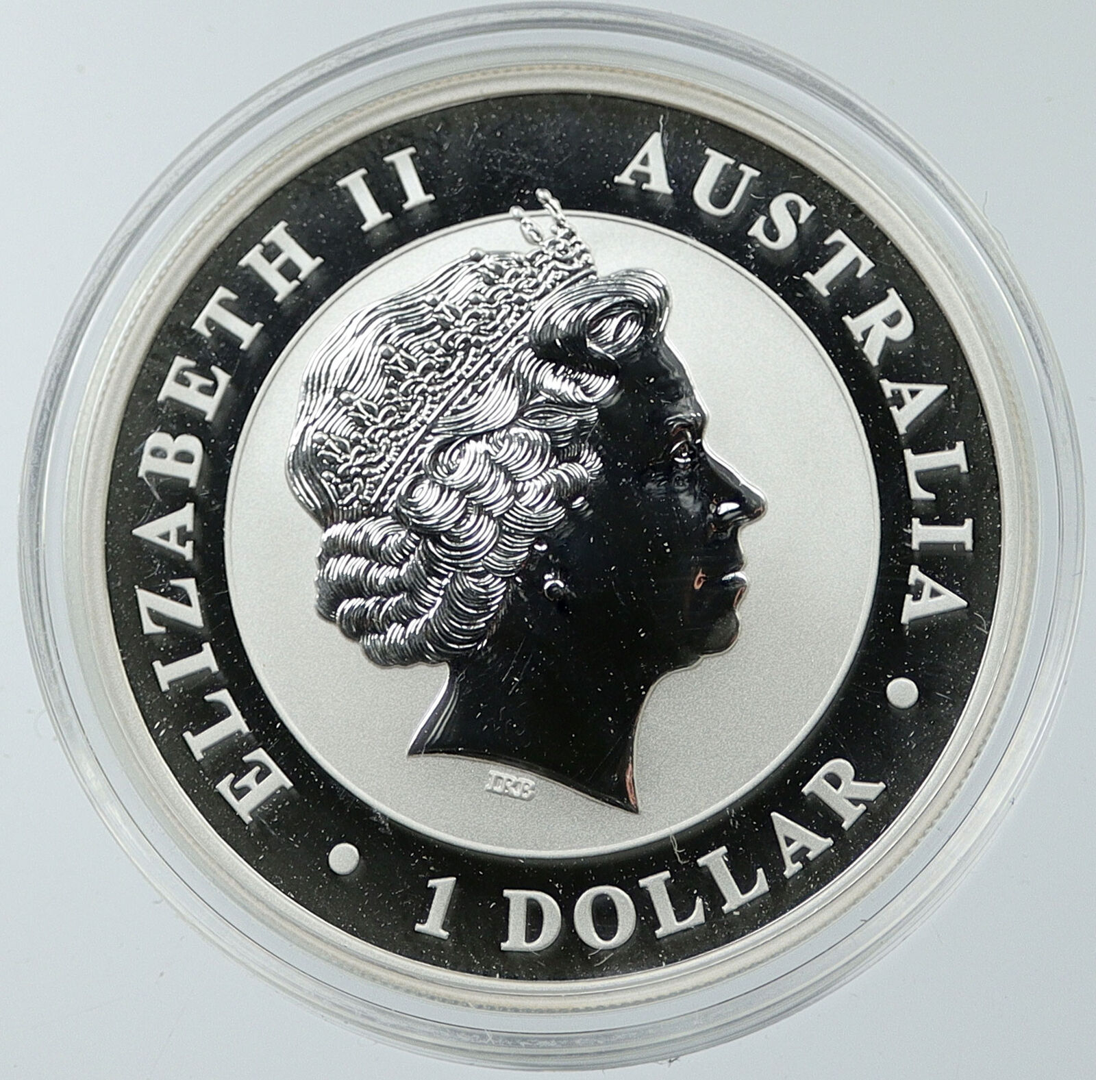 2013 AUSTRALIA Silver 1 Dollar w 2 Kookaburra Birds Australian 1oz Coin i116543