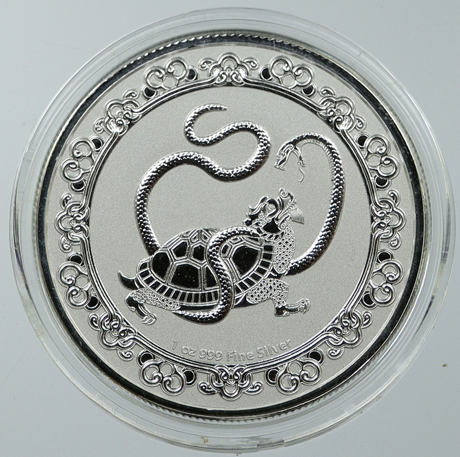 2021 NIUE UK Elizabeth II BLACK TURTLE 1 OZ Proof Silver $2 Dollar Coin i116521