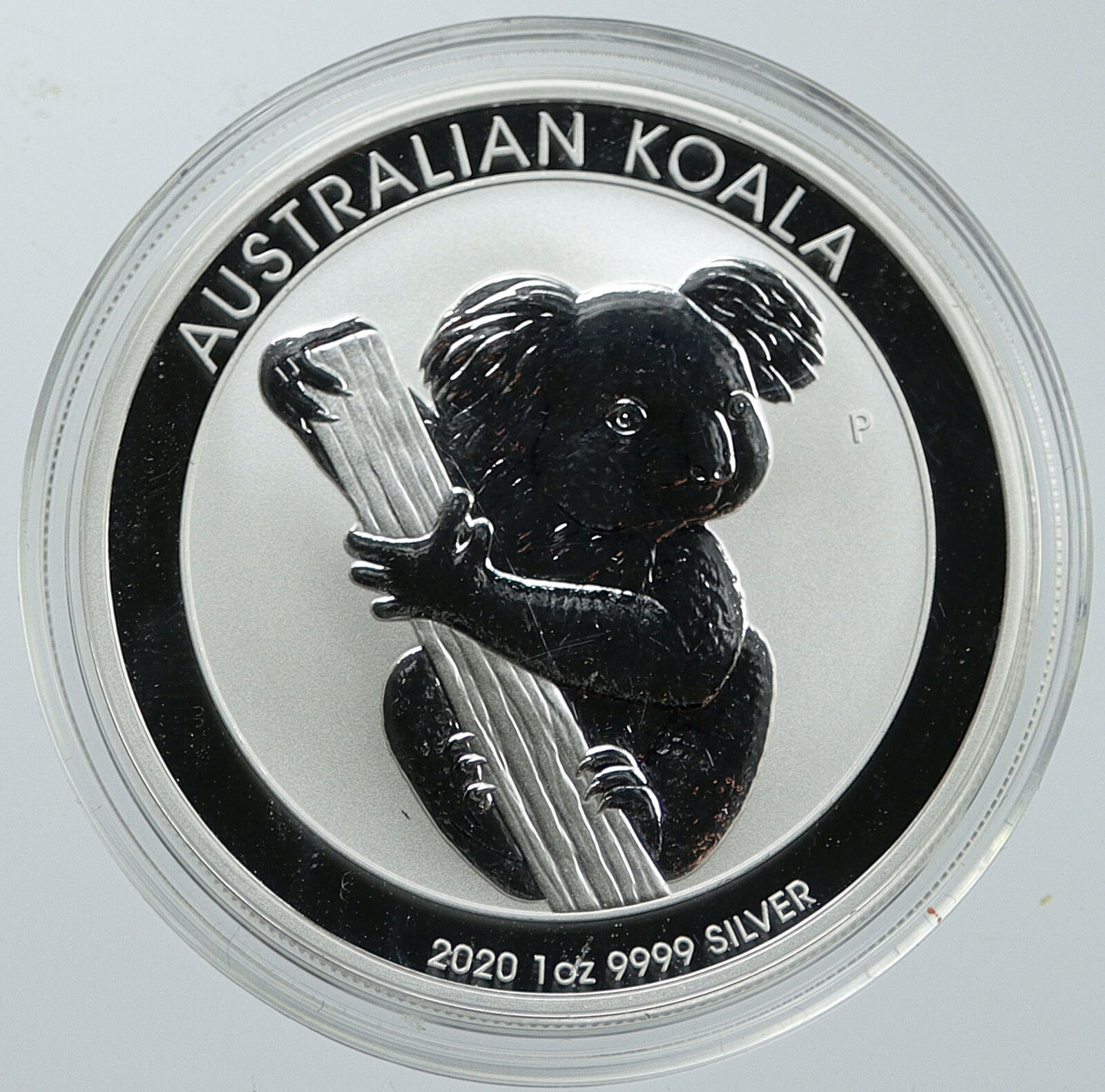 2020 AUSTRALIA Queen Elizabeth II KOALAS Antique Silver OZ Dollar Coin i116545