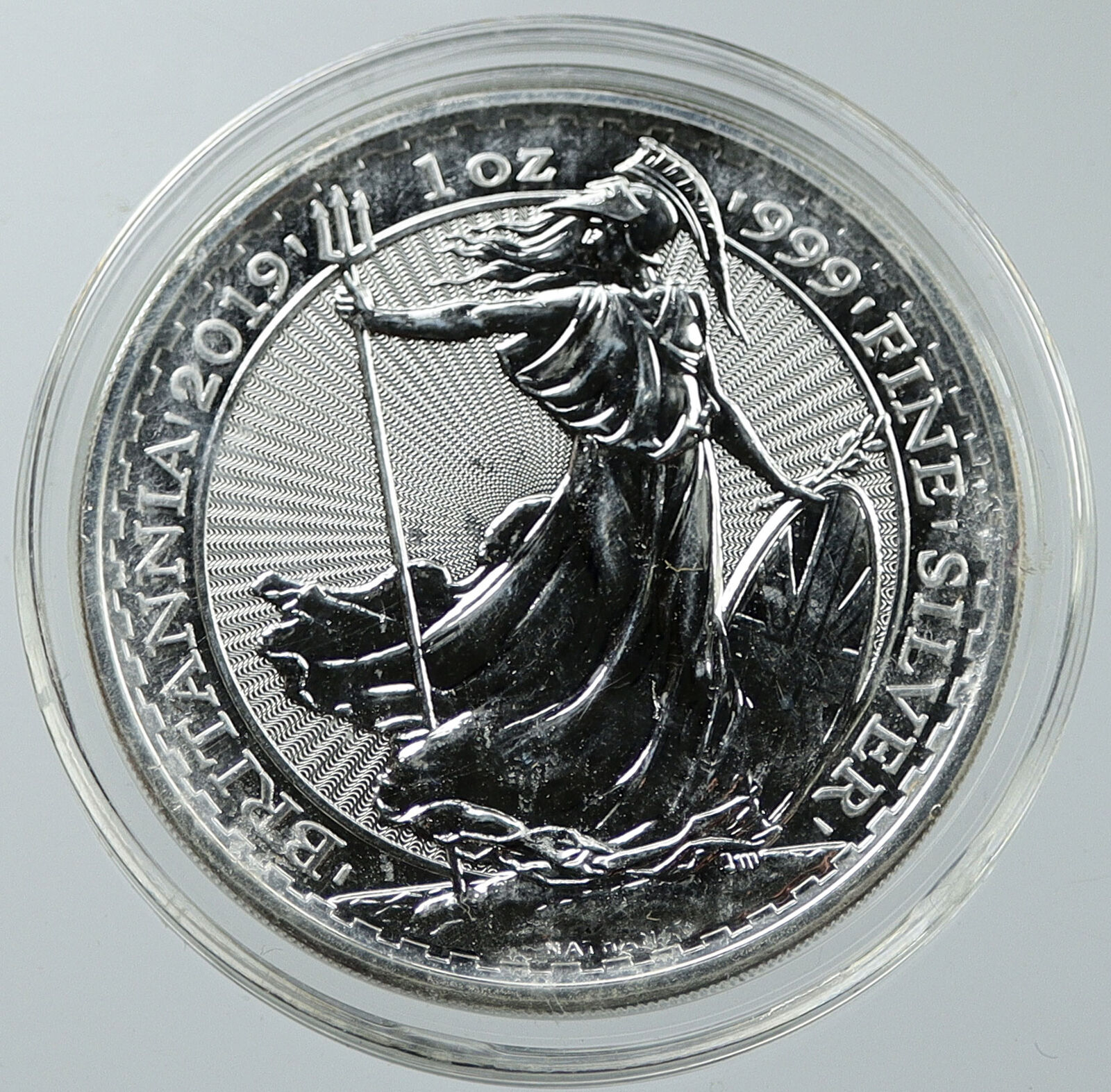 2019 UK Great Britain ELIZABETH II BRITANNIA Silver 1 OZ 2 Pounds Coin i116513