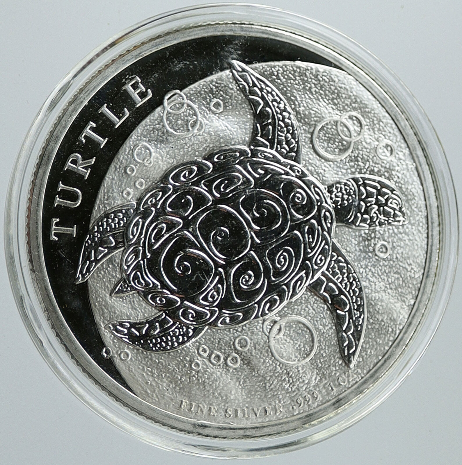 2014 NIUE UK Queen Elizabeth II NATURE Hawksbill Turtle Silver $2 Coin i116524