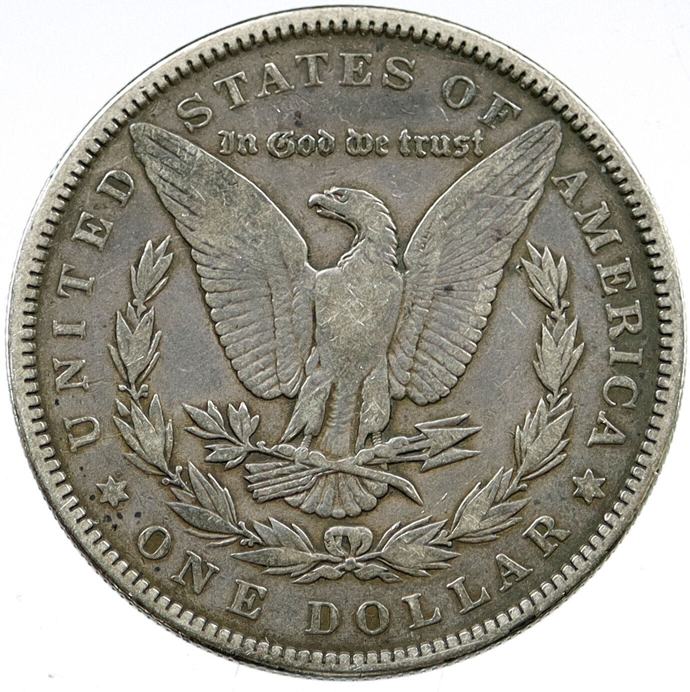 1884 P UNITED STATES of America Old SILVER Morgan US Dollar Coin EAGLE i117037