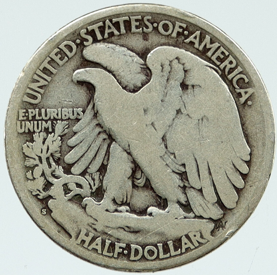 1918 S UNITED STATES US WALKING LIBERTY Silver Half Dollar Coin EAGLE i117045