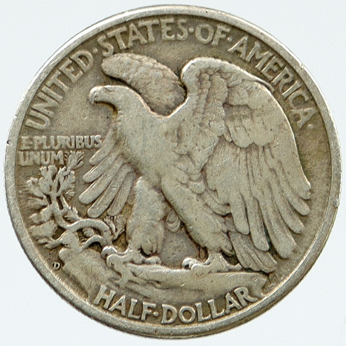 1946 D UNITED STATES US WALKING LIBERTY Silver Half Dollar Coin EAGLE i117082