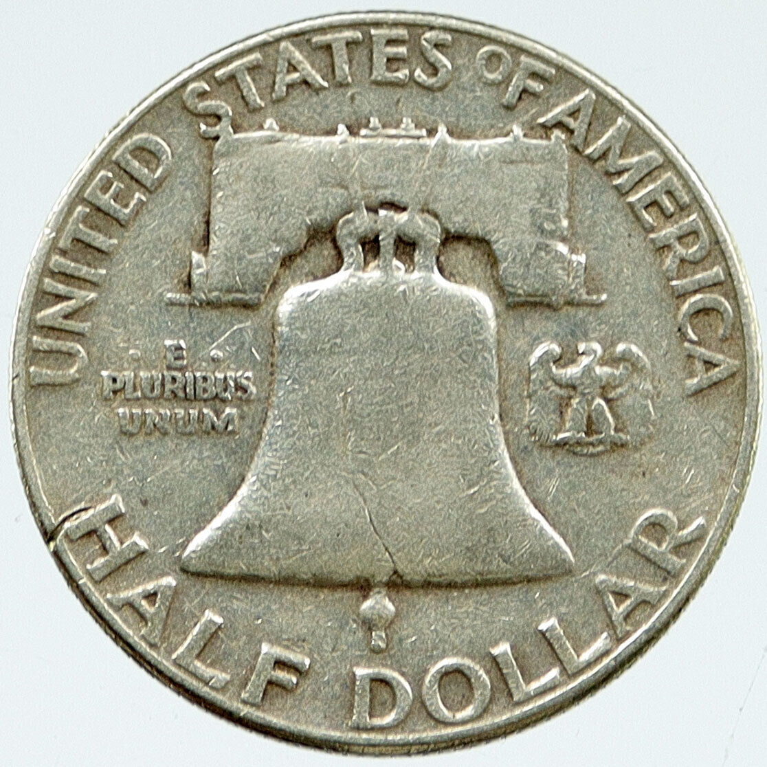 1953 P US Benjamin Franklin VINTAGE Silver Half Dollar Coin LIBERTY BELL i117107