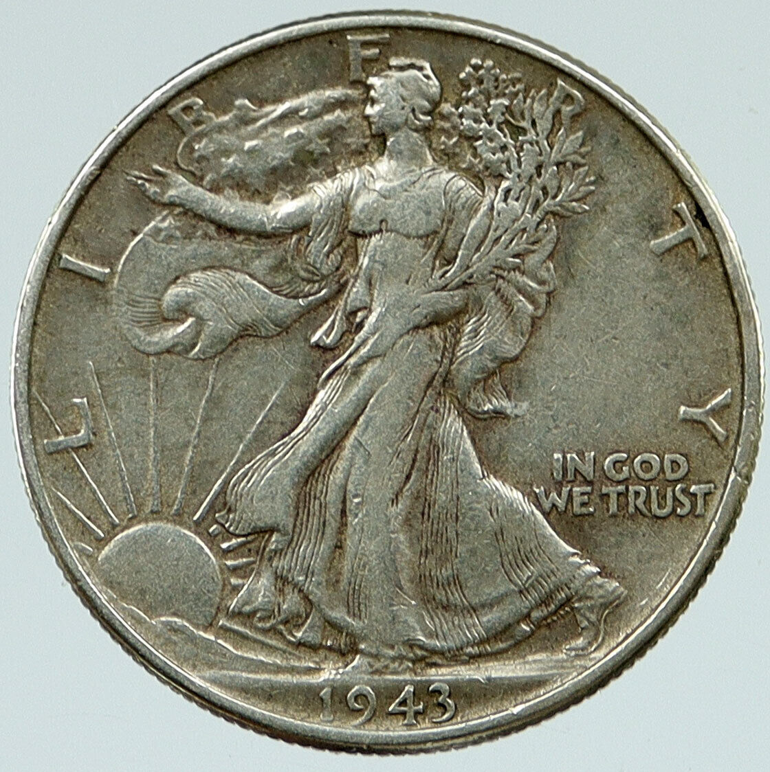 1943 P UNITED STATES US Silver WALKING LIBERTY Half Dollar Coin EAGLE i117117