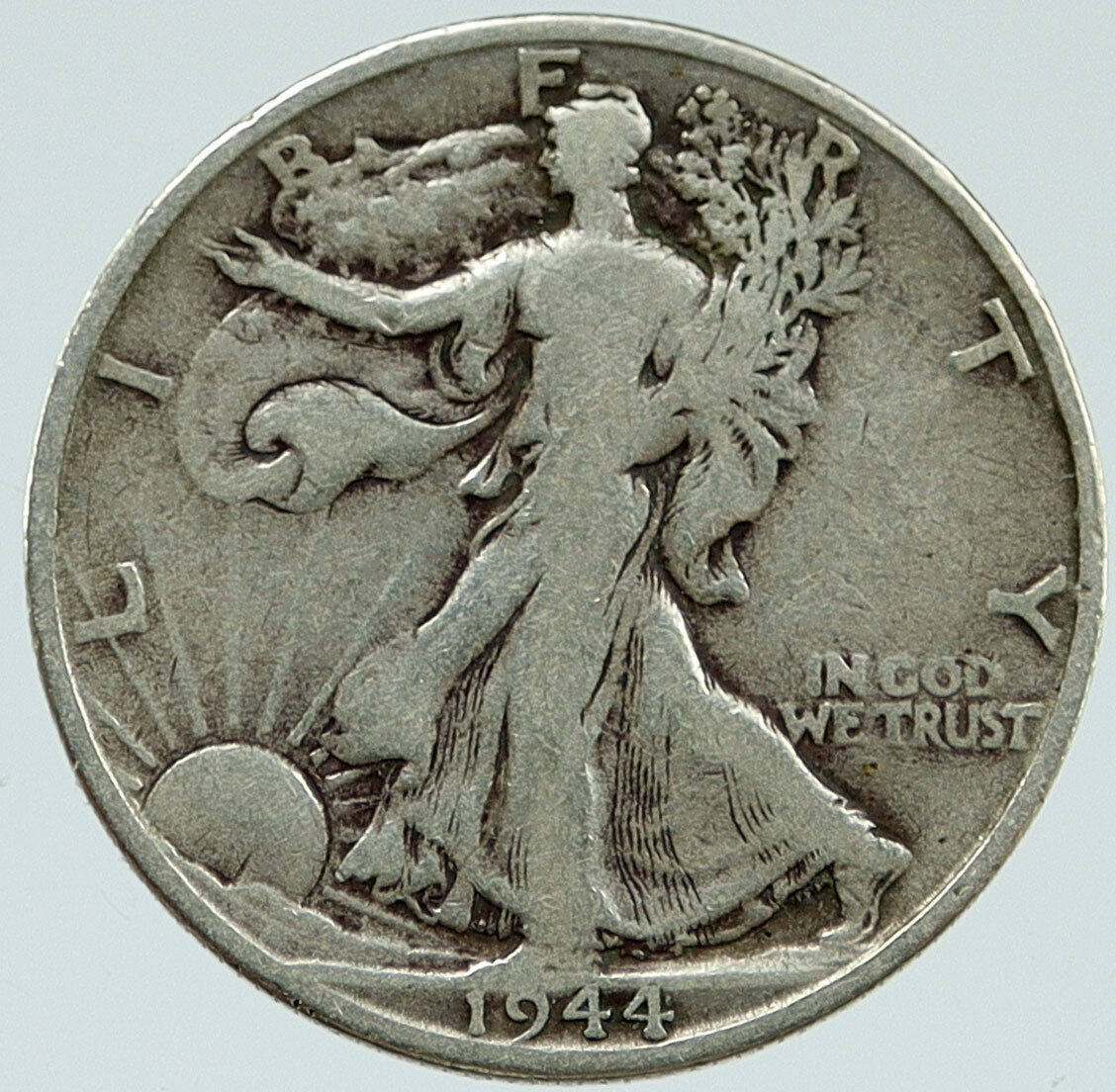 1944 S UNITED STATES US WALKING LIBERTY Silver Half Dollar Coin EAGLE i117089