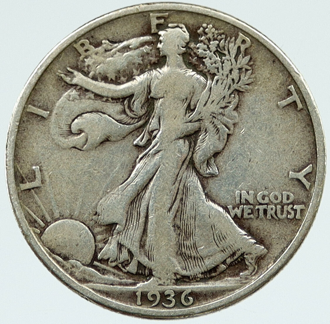 1936 P UNITED STATES US WALKING LIBERTY Silver Half Dollar Coin EAGLE i117120