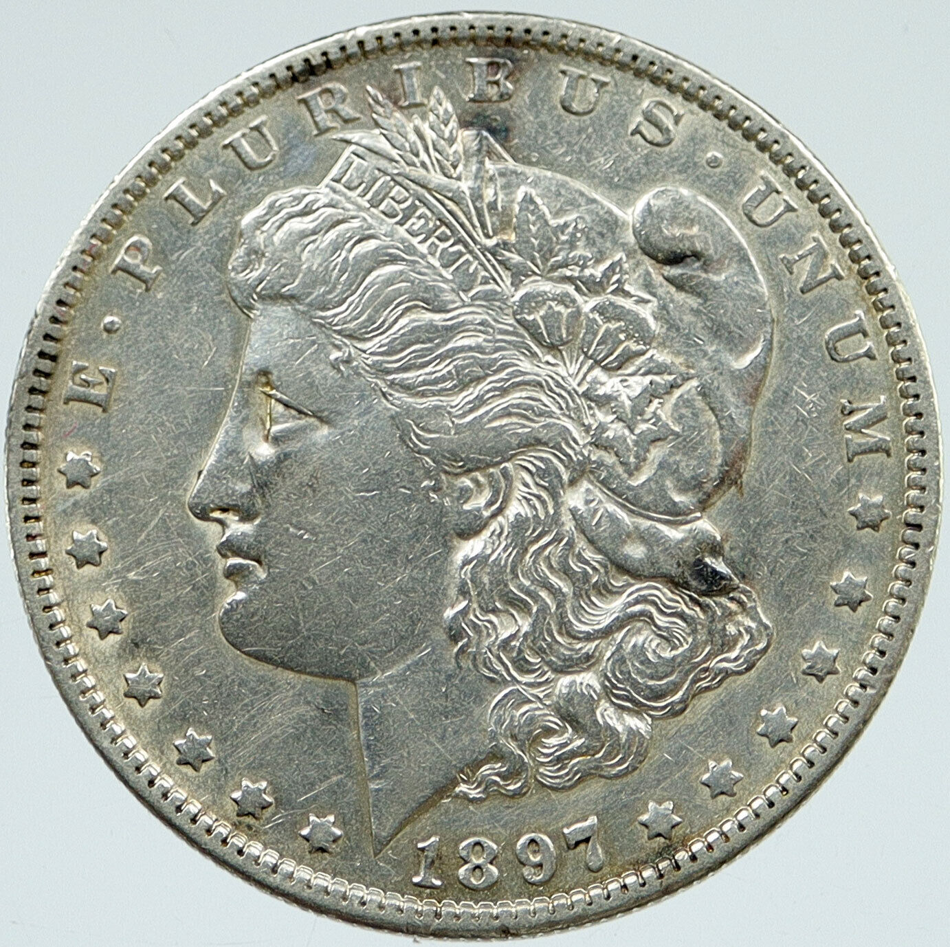 1897 O UNITED STATES of America EAGLE Old US Silver Morgan Dollar Coin i117136