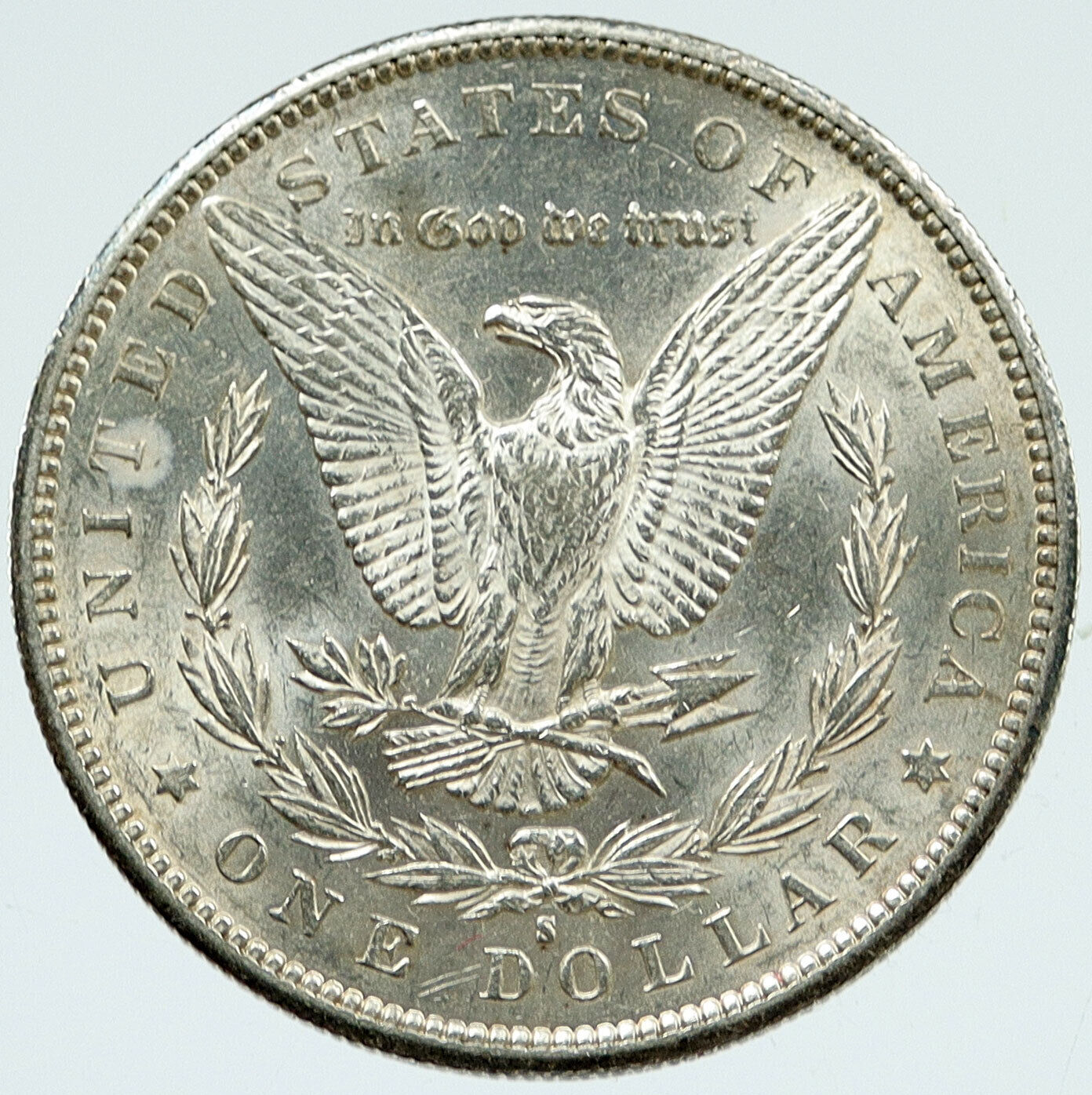 1897 S UNITED STATES of America OLD US Silver Morgan Dollar Coin EAGLE i117142