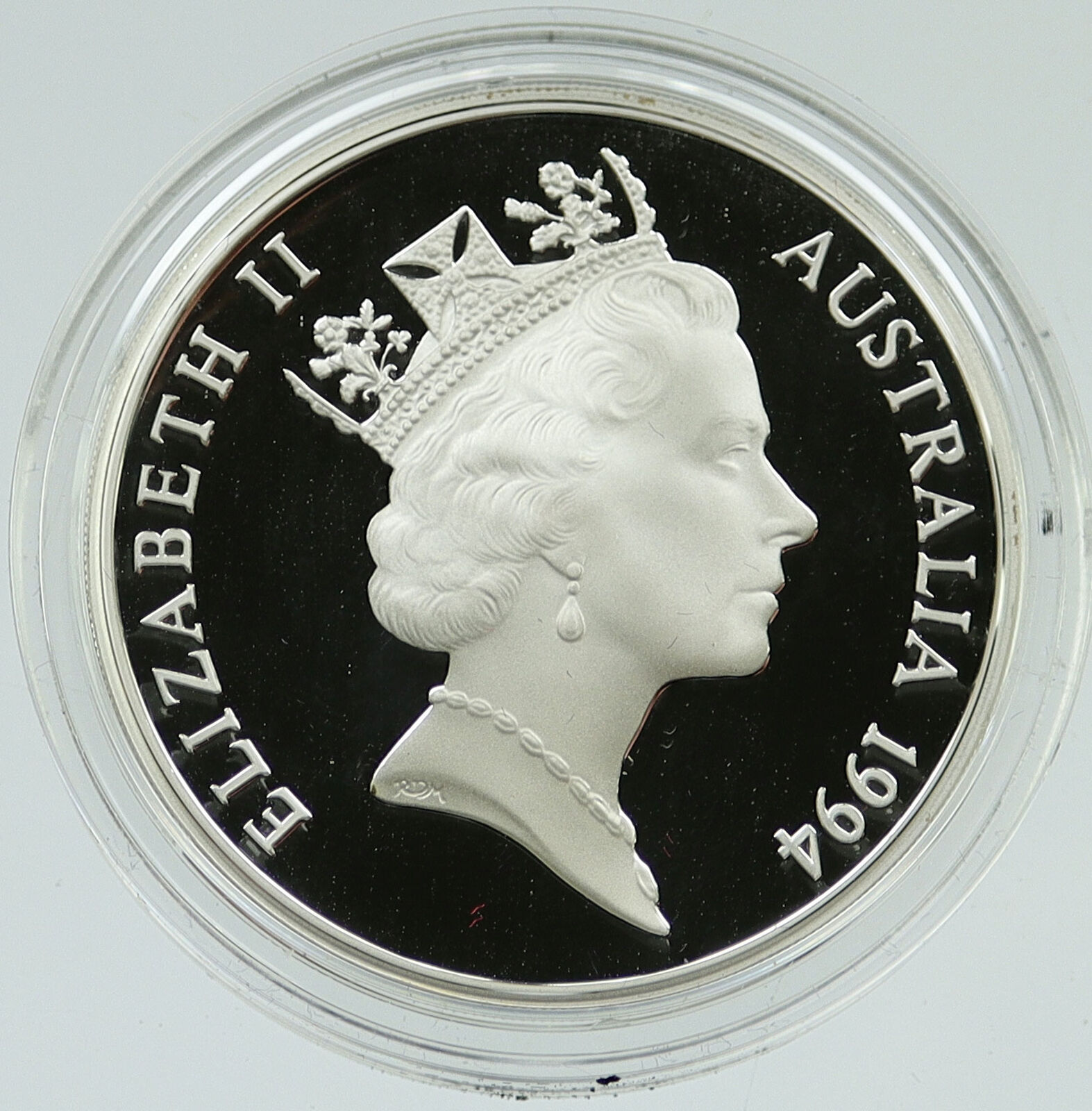 1994 AUSTRALIA UK Elizabeth II Sir John Forrest OLD Proof Silver $5 Coin i116588