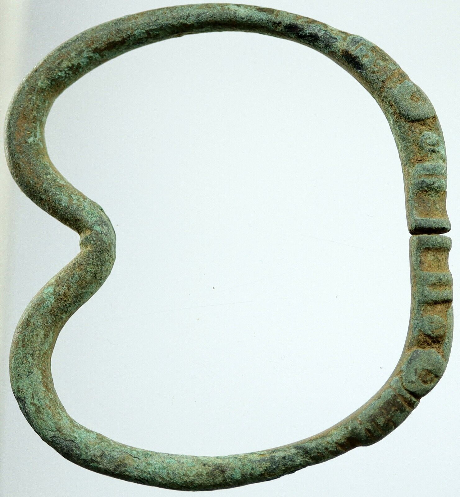 c.2000 BC Ancient Luristan Bronze Rare Antique Warrior Bracelet Artifact i117264