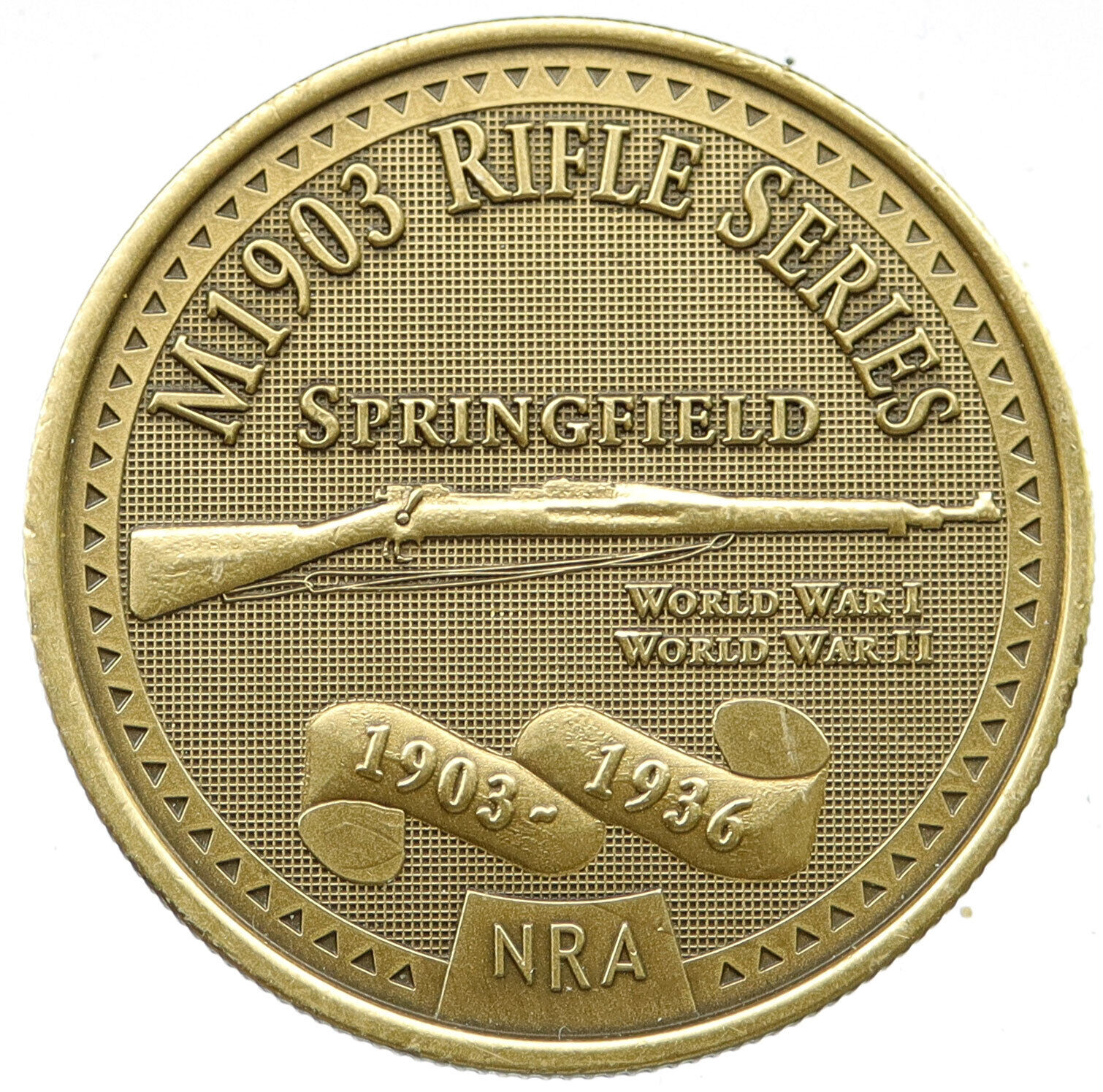 US National Rifle Association of America M1903 Springfield WWI Old Medal i117198