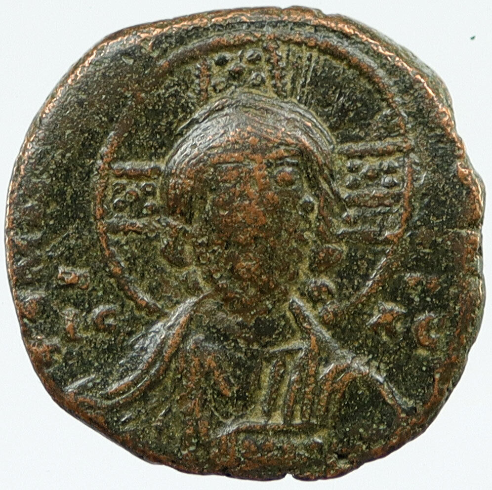 JESUS CHRIST Class A2 Anonymous Ancient 976AD OLD Byzantine Follis Coin i117217