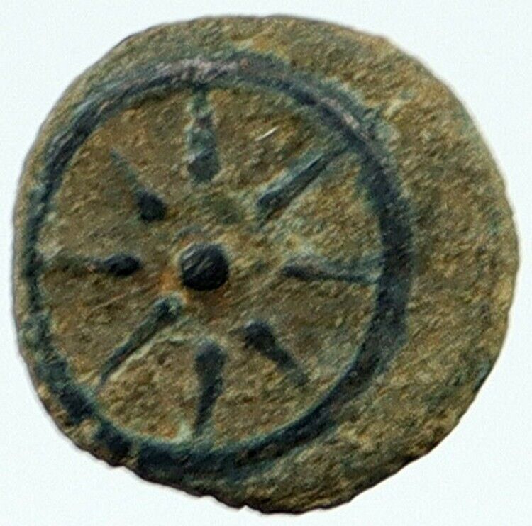 ALEXANDER JANNAEUS Biblical Jerusalem Jewish Widow's Mite Coin HEND 1153 i117247