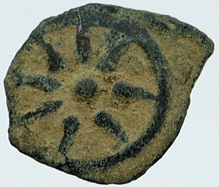 ALEXANDER JANNAEUS Biblical Jerusalem Jewish Widow's Mite Coin HEND 1153 i117244