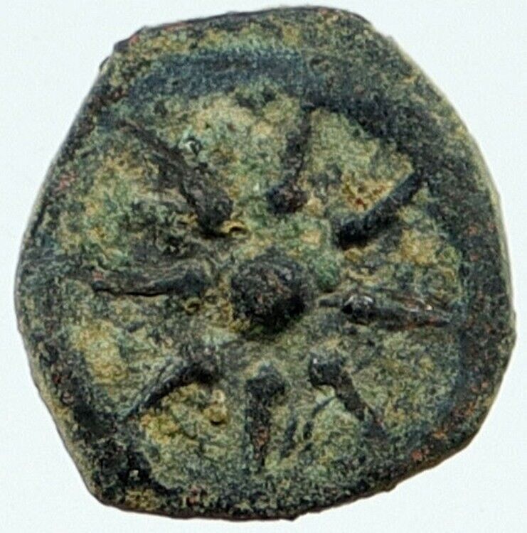 ALEXANDER JANNAEUS Biblical Jerusalem Jewish Widow's Mite Coin HEND 1153 i117246