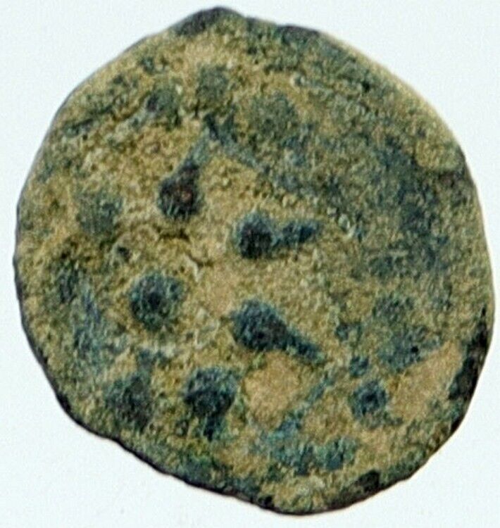 ALEXANDER JANNAEUS Biblical Jerusalem Jewish Widow's Mite Coin HEND 1153 i117250