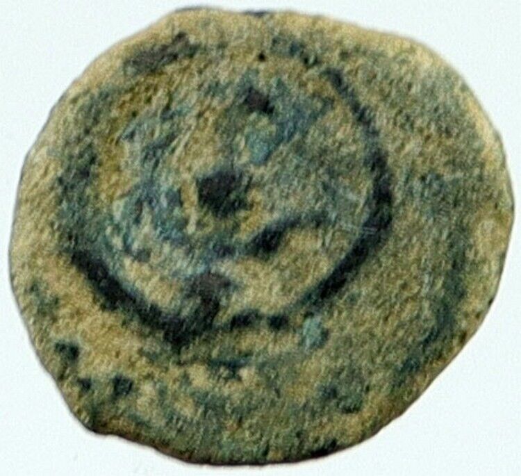 ALEXANDER JANNAEUS Biblical Jerusalem Jewish Widow's Mite Coin HEND 1153 i117250