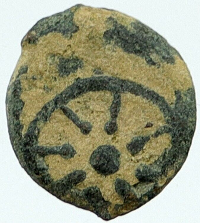 ALEXANDER JANNAEUS Biblical Jerusalem Jewish Widow's Mite Coin HEND 1153 i117249