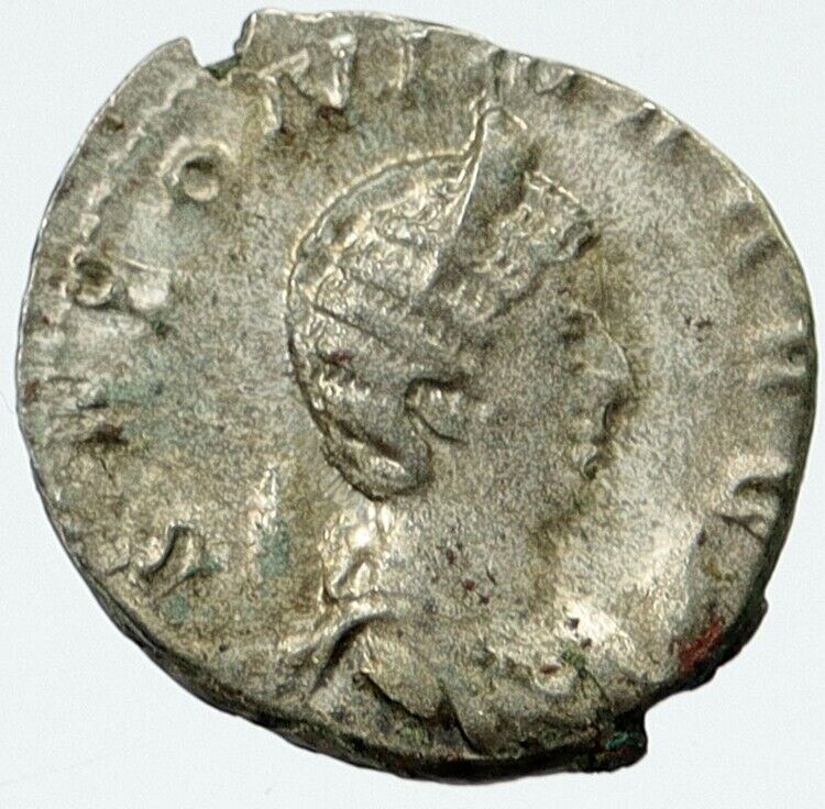 Salonina 258AD Authentic Original Genuine Ancient OLD Roman Coin w Ceres i117238