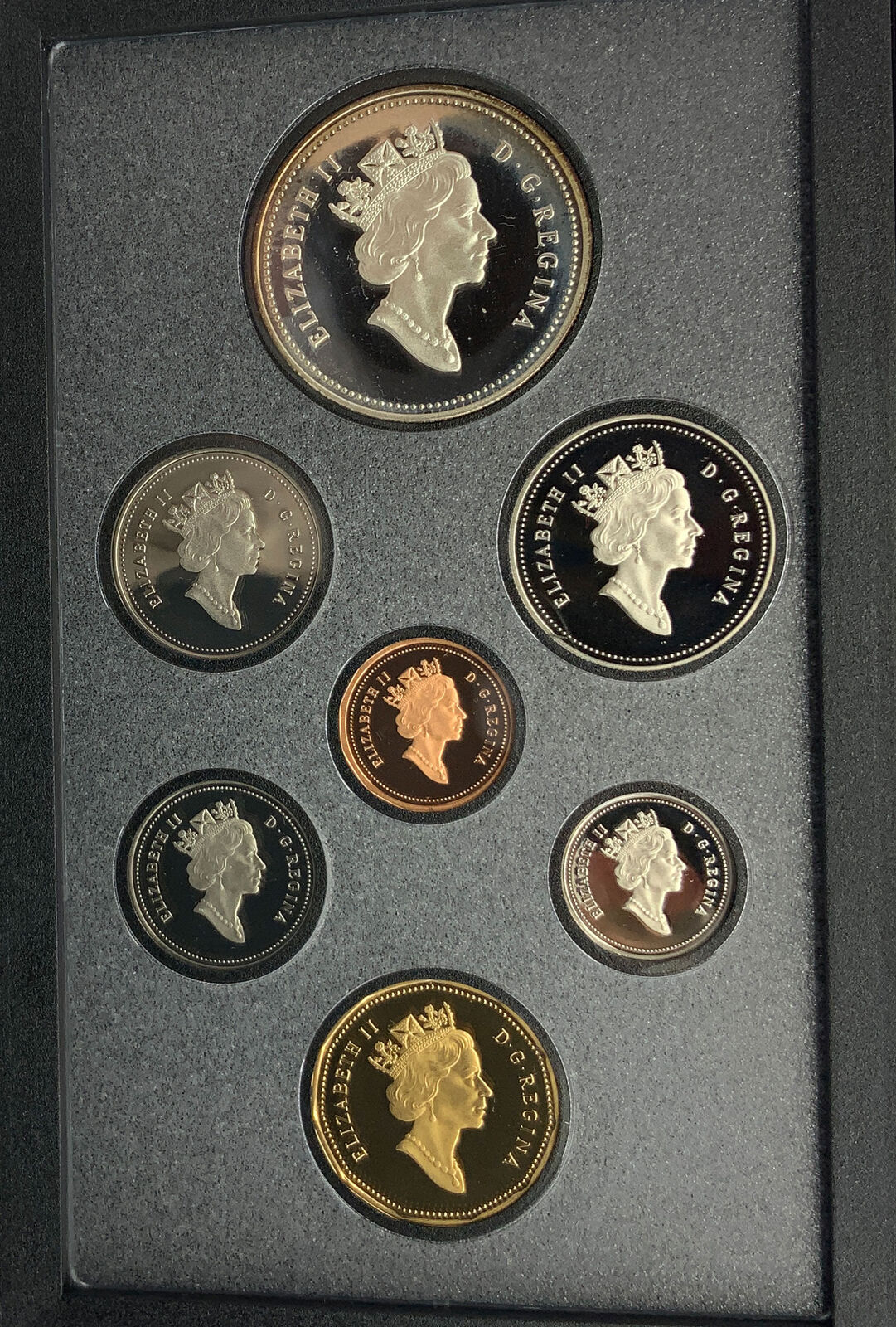 1990 CANADA HENRY KELSEY NATIVES Old Proof Set of 7 Coins 1 is Silver $1 i114738