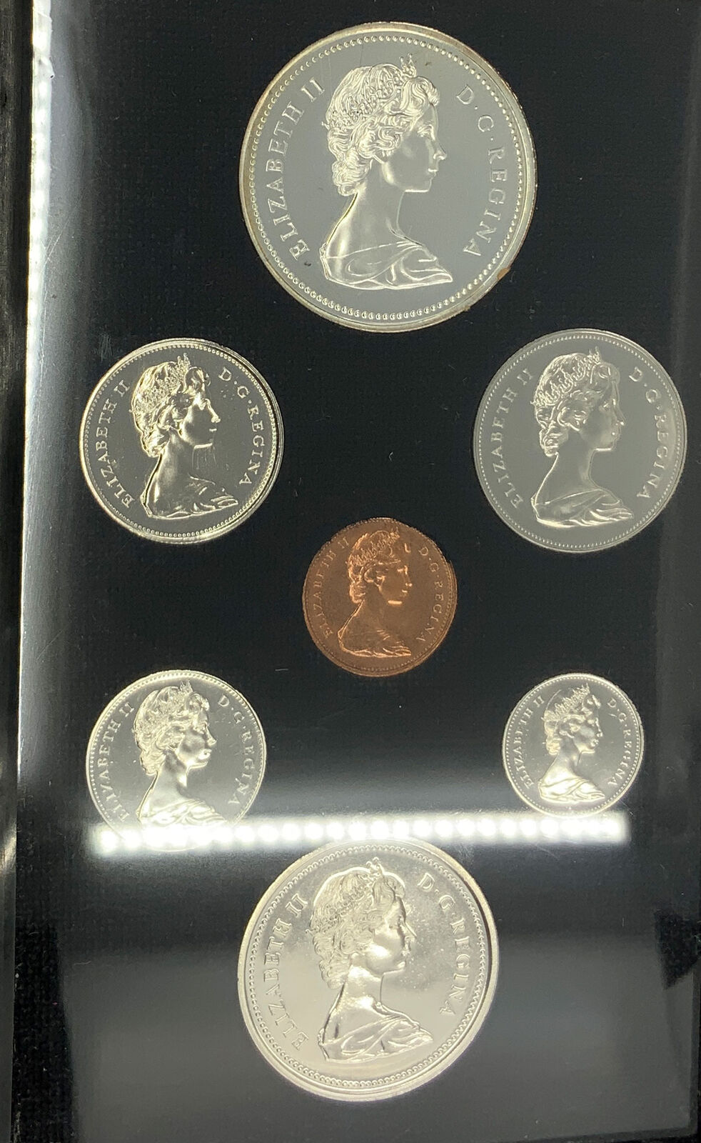 1974 CANADA Queen Elizabeth II Winnipeg 100 Set of 7 Coins - 1 is Silver i114736