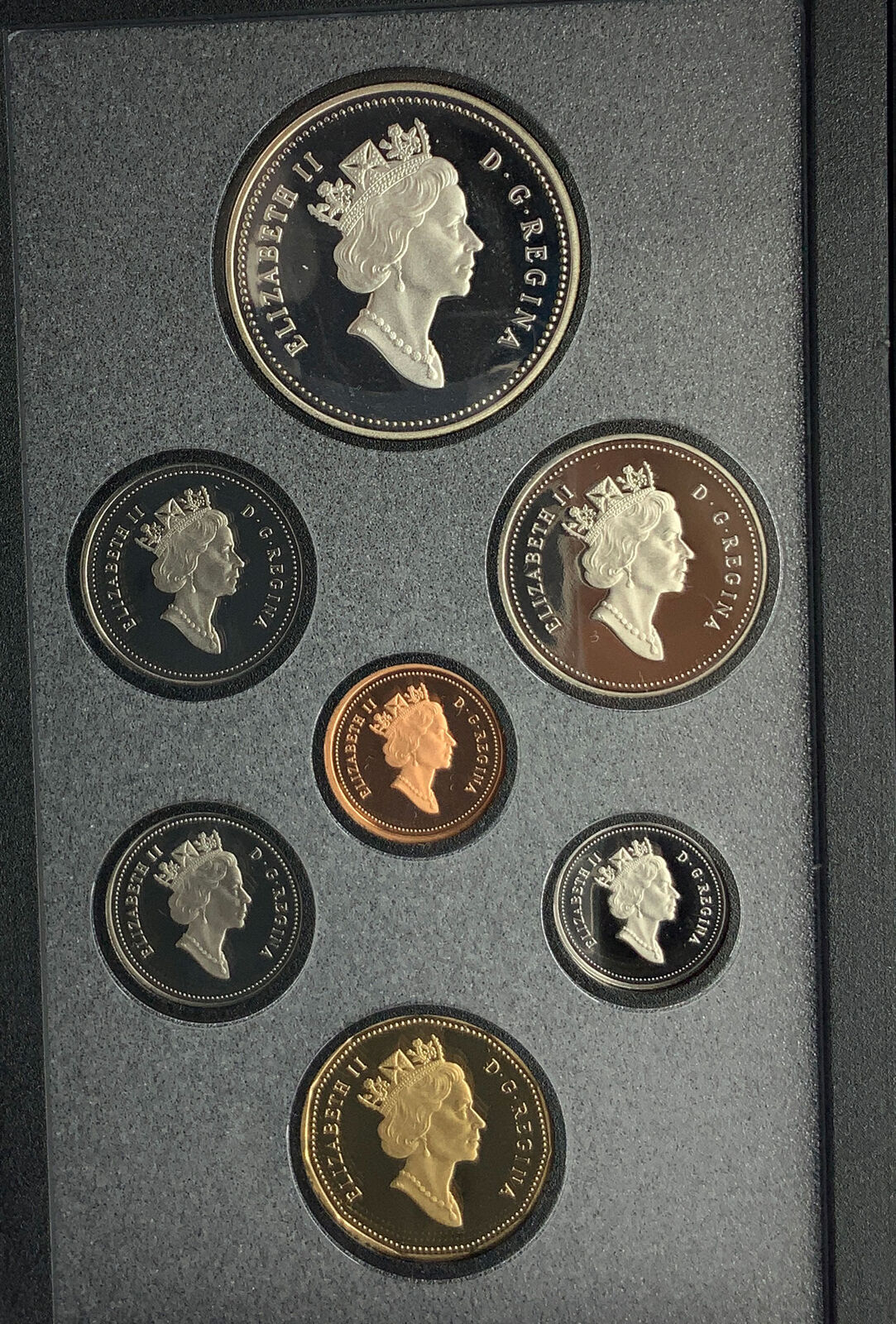 1990 CANADA HENRY KELSEY NATIVES Old Proof Set of 7 Coins 1 is Silver $1 i114739