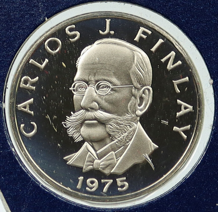 1975 PANAMA Doctor Carlos Juan Finlay Vintage Proof 5 Centesimos Coin i115817