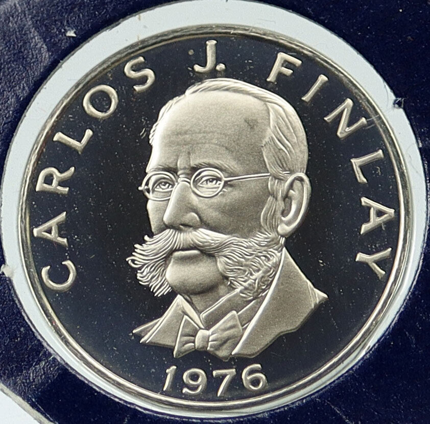 1976 PANAMA Doctor Carlos Juan Finlay Vintage Proof 5 Centesimos Coin i115802