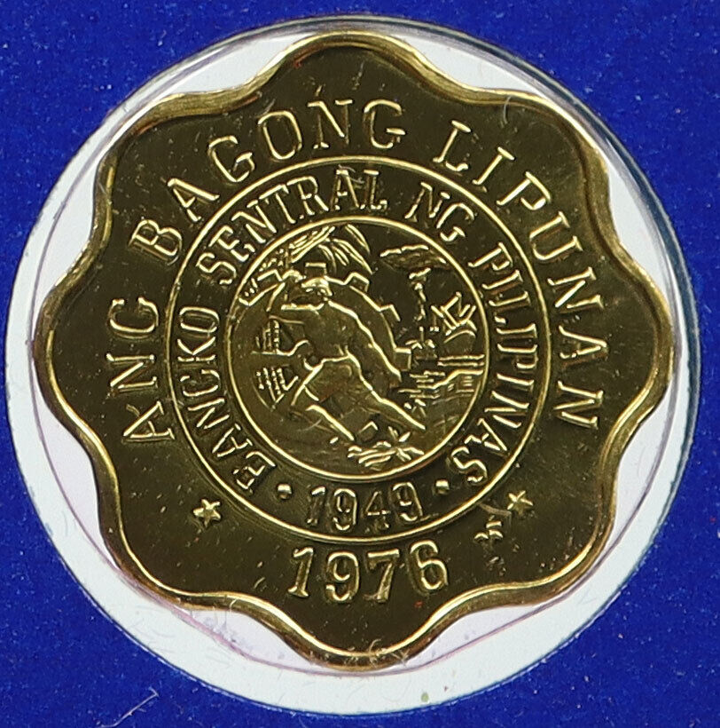 1976 PHILIPPINES Activist Mother Melchora Aquino Proof 5 Sentisimos Coin i115876