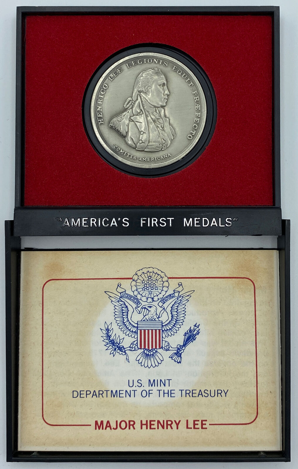 1973 Restrike US Mint AMERICAS FIRST MEDALS Revolution Major Henry Lee i115014