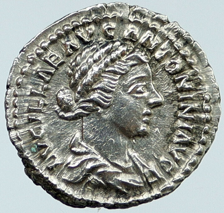 LUCILLA daughter of MARCUS AURELIUS 161AD Rome Silver Roman Coin VESTA i118018