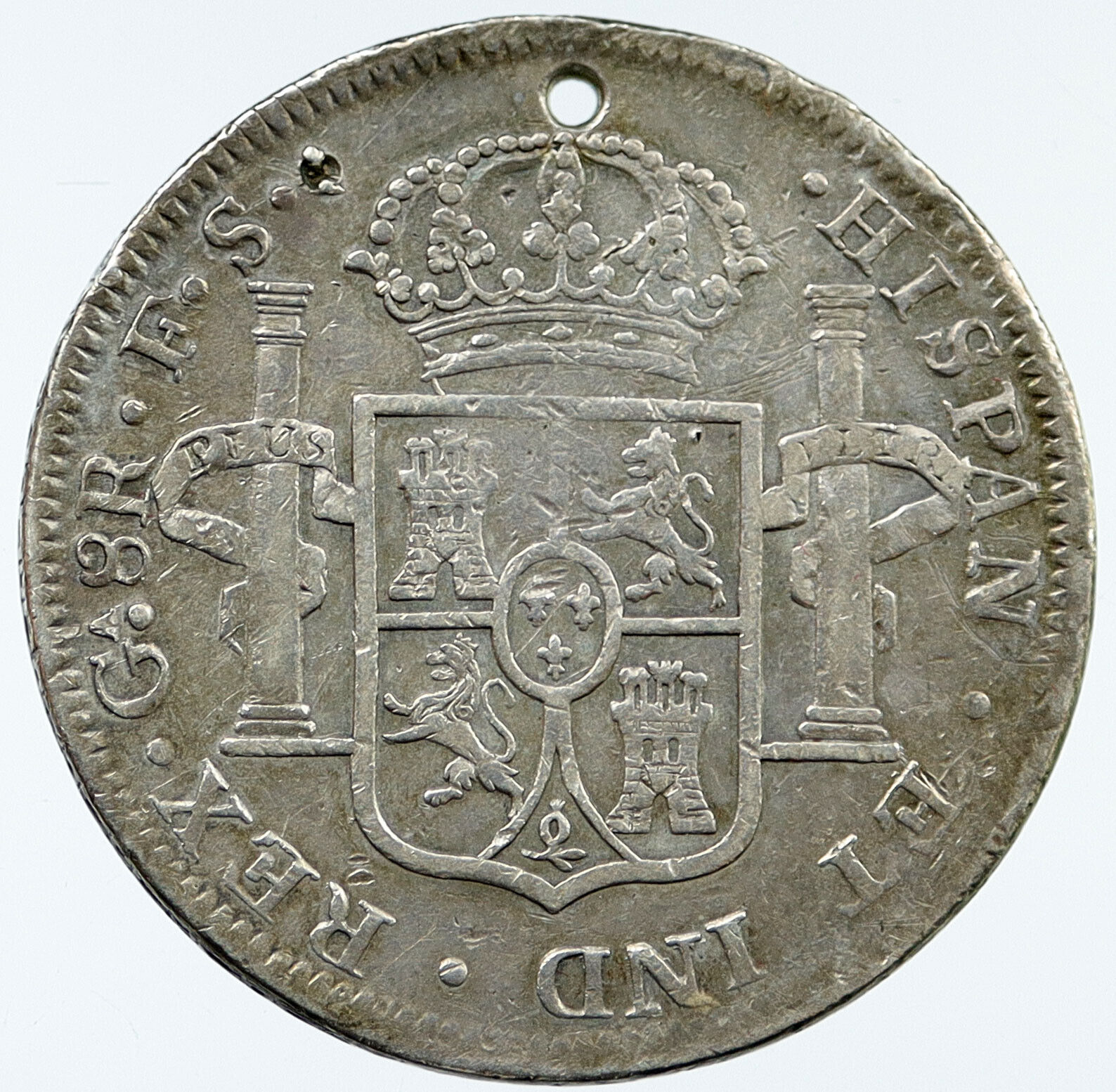 1821 Ga FS MEXICO 8 Reales Silver Mexican Coin FERDINAND VII of SPAIN i118035