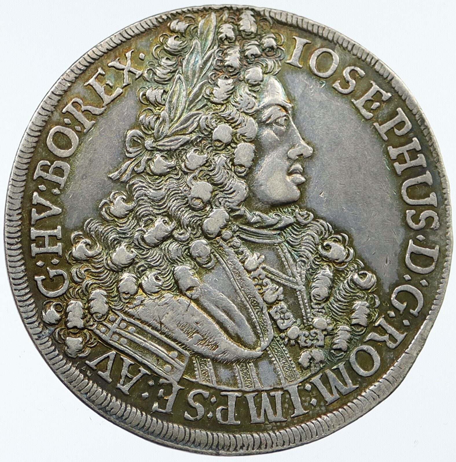 1706 Holy Roman Empire JOSEPH I Tyrol Genuine Antique Silver TALER Coin i118156