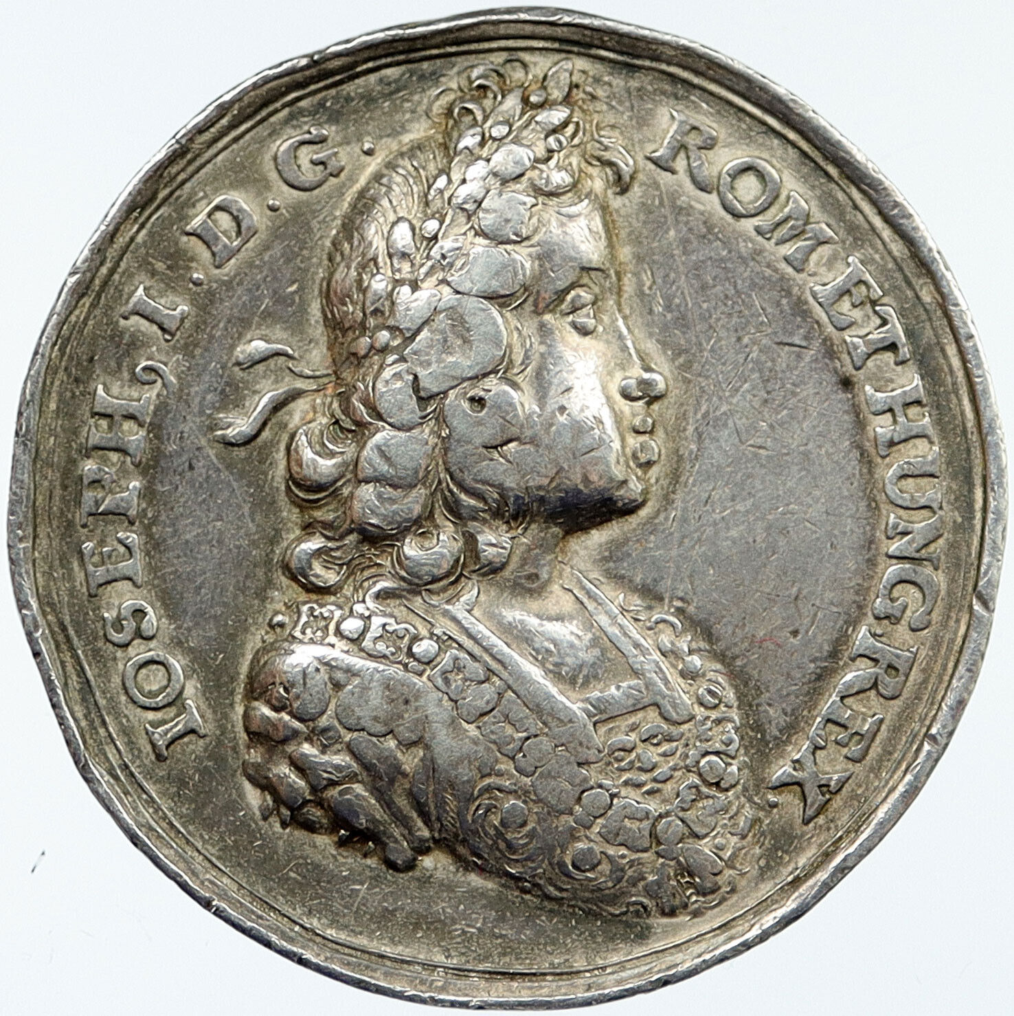 LEOPOLD I & Son JOSEPH I Holy Roman Emperors circa 1705 Silver Medal i118154