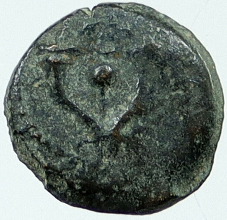 Ancient JEWISH King JANNAEUS Bible Greek TIME JERUSALEM Coin HENDIN 1145 i117499